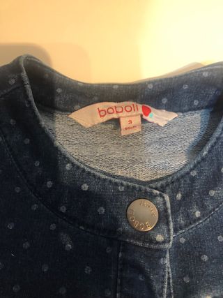 Chaqueta tejido denim niña 3 años Boboli