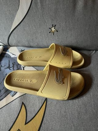 Chanclas Lacoste Beige Talla 39