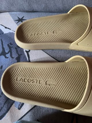 Chanclas Lacoste Beige Talla 39