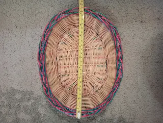 Juego de 4 cestas de mimbre