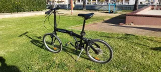 Bicicleta Plegable Negra