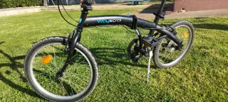 Bicicleta Plegable Negra