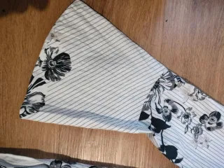 Camisa Massimo Dutti flores rayas