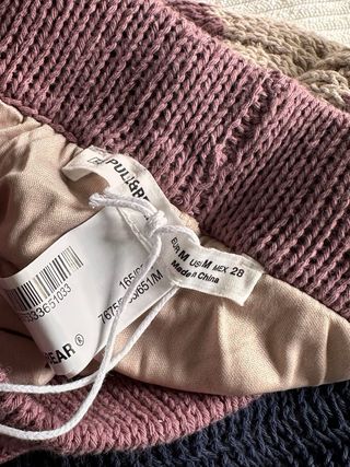 Conjunto Pull&Bear Crochet Talla M Nuevo