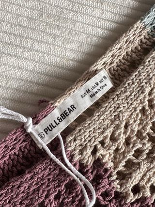 Conjunto Pull&Bear Crochet Talla M Nuevo