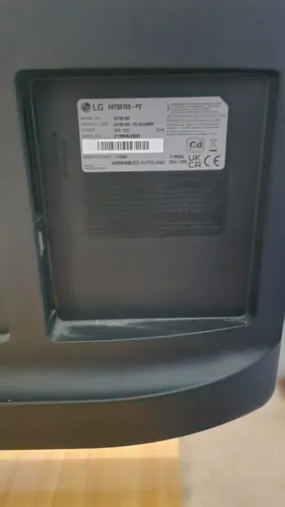 Televisión LG Smart TV Negra