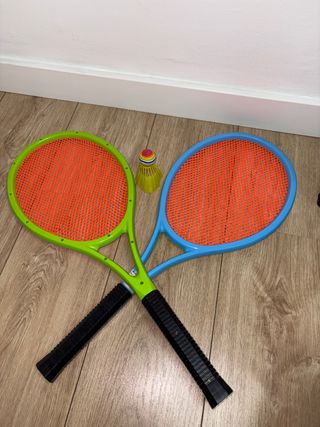 Raquetas y volante para niños