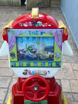 Máquina infantil Paw Patrol bombero funciona 1€