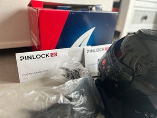 Casco Moto Shark RS Carbon Skin NUEVO. 2x pinlock