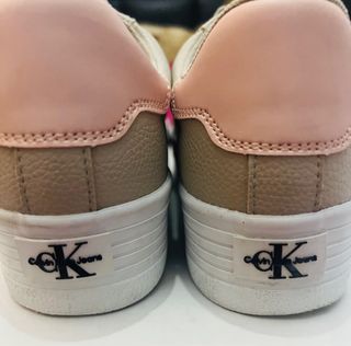 Deportivas Calvin Klein Beige/Rosa Talla 36