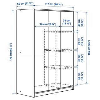 Armario blanco modular