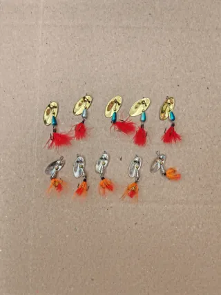 10 pezzi cucchiaini da pesca Martin misti