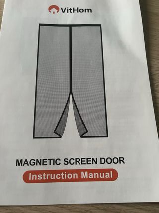 Mosquitera magnética para puerta 90x210 cm