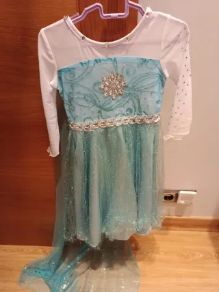 Disfraz Frozen Elsa Talla 2-3 años