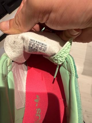 Adidas Gazelle mujer verde y rosa