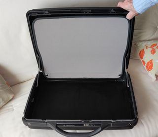 Maleta de trabajo Samsonite negra (vintage)