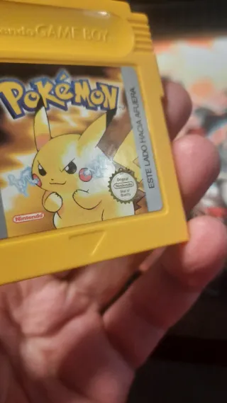 Pokemon Amarillo Edición Especial Pikachu Game Boy