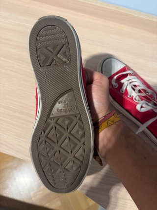 Converse Rojas Originales Talla 40