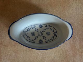 Set 3 piccole ciotole ovali in ceramica