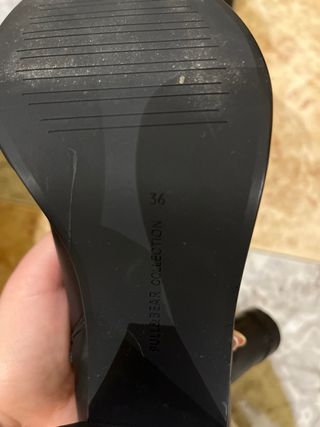 Botín negro Pull&Bear plataforma.