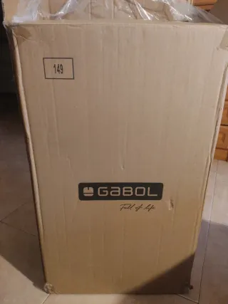 Maleta Gabol azul y negra