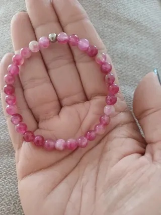 Pulsera de Turmalina Rosa