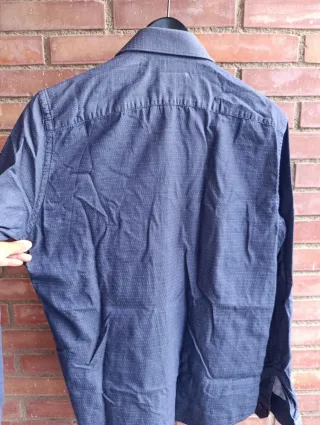 Camisa Dustin azul Slim Fit