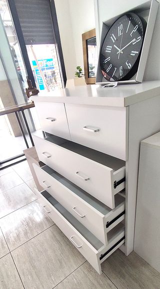 Cómoda 3+2 cajones – 100cm alto – Ideal alquiler