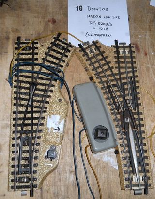 10 Desvíos Märklin 5203/4 y 5118