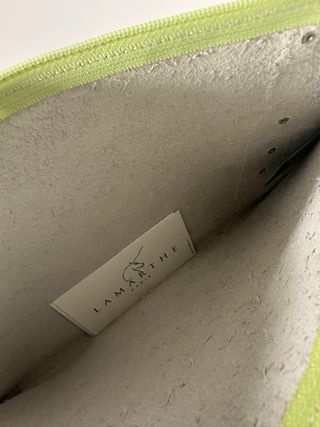 Bolso de mano Lamarthe piel verde