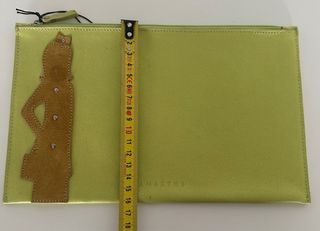 Bolso de mano Lamarthe piel verde