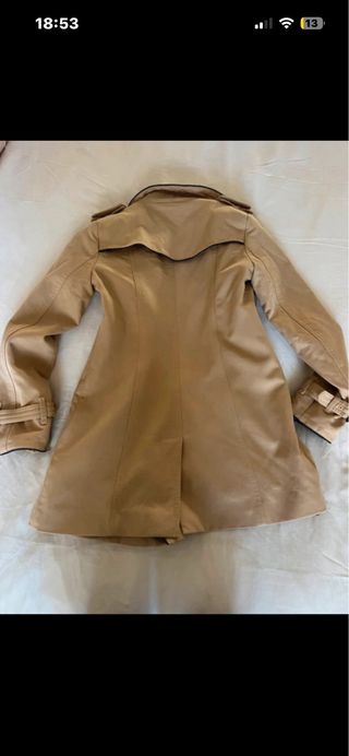 Gabardina Burberry Beige Talla XS