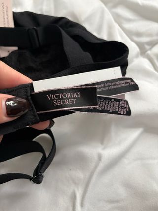 Sujetador Victoria's Secret Encaje Negro Talla S