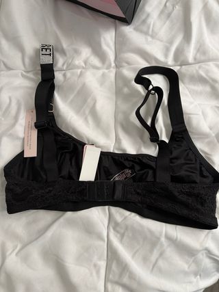 Sujetador Victoria's Secret Encaje Negro Talla S