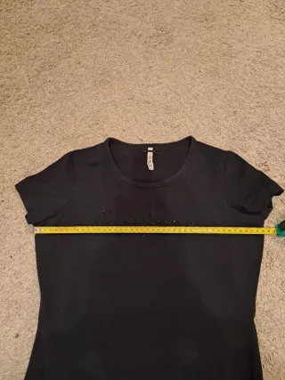 Camiseta Pepe Jeans Negra con Brillantes