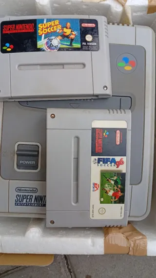 Nintendo Super Nintendo SNES grigio