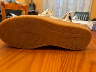 Deportivas mujer beige y leopardo
