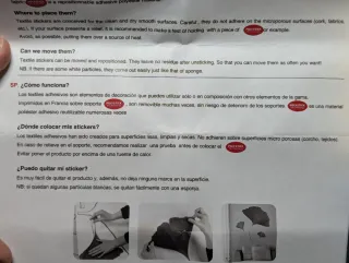 Adhesivos textiles decorativos. Libros antiguos.