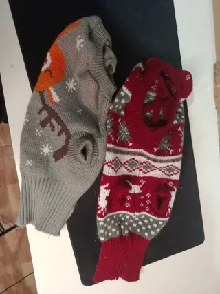 2 jerseys navideños para gato