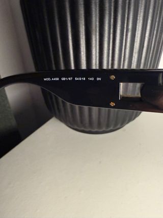 Gafas Versace VE4361 Biggie Negro/Dorado