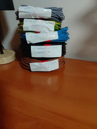 Cable Eléctrico H07V-K 1,5mm 25m