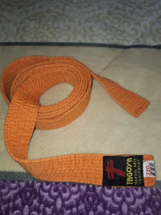 Cinturón de Judo Naranja 240cm