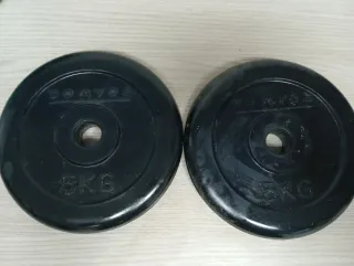 Discos de peso 5kg (x2)
