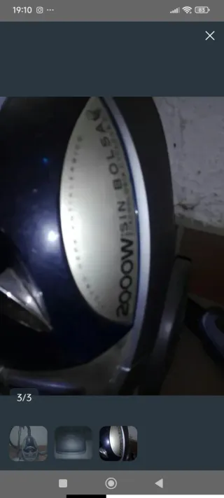 Aspiradora Ufesa Cyclotron 2000W