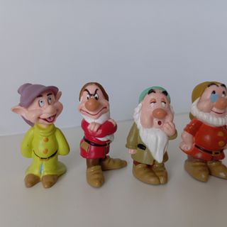 LOTE X7 ENANITOS BLANCANIEVES PVC