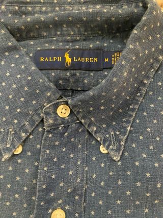 Camisa Ralph Lauren estampada estrellas azul