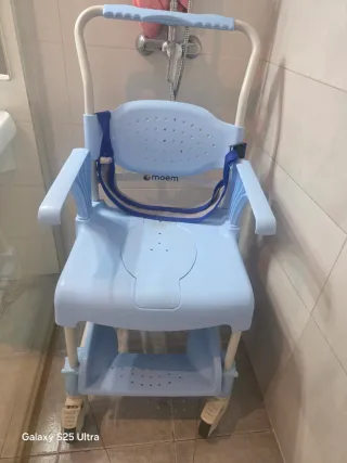 Silla de ducha Moem azul