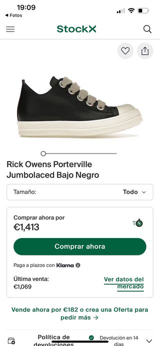 Rick Owens DRKSHDW Jumbolace Low Sneakers