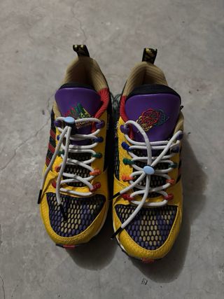 Zapatillas Adidas Trail Running Morado/Amarillo