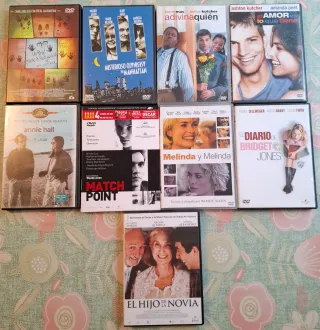 Lote 7 Películas DVD Comedia Romance Drama